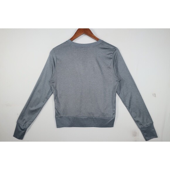 Vuori Slate Blue Cropped Sweatshirt Dreamknit Long Sleeve Halo Small - Picture 4 of 5